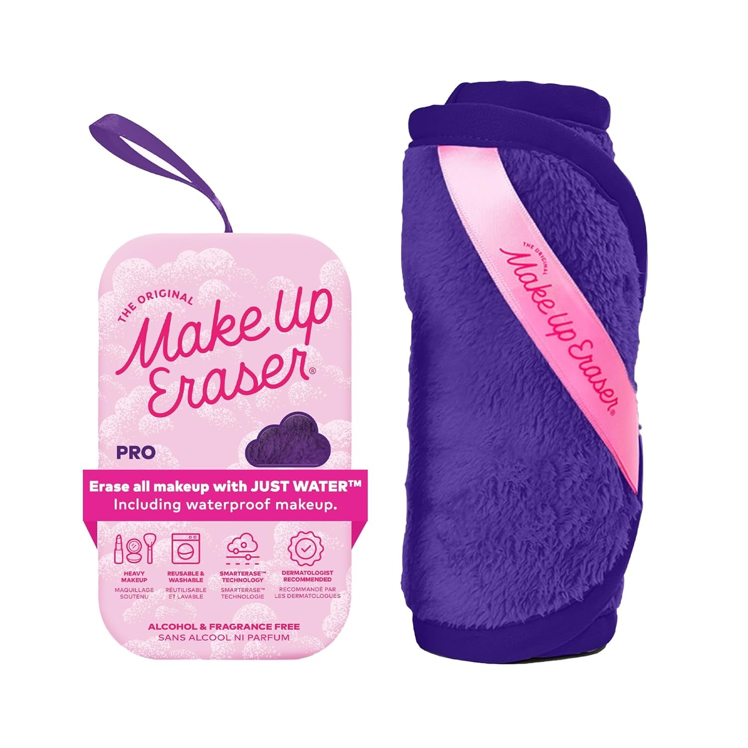 The Original  PRO, Effortlessly Remove All Makeup Using Only Water, Including Waterproof Mascara, Eyeliner, Foundation, Lipstick, Sunscreen
